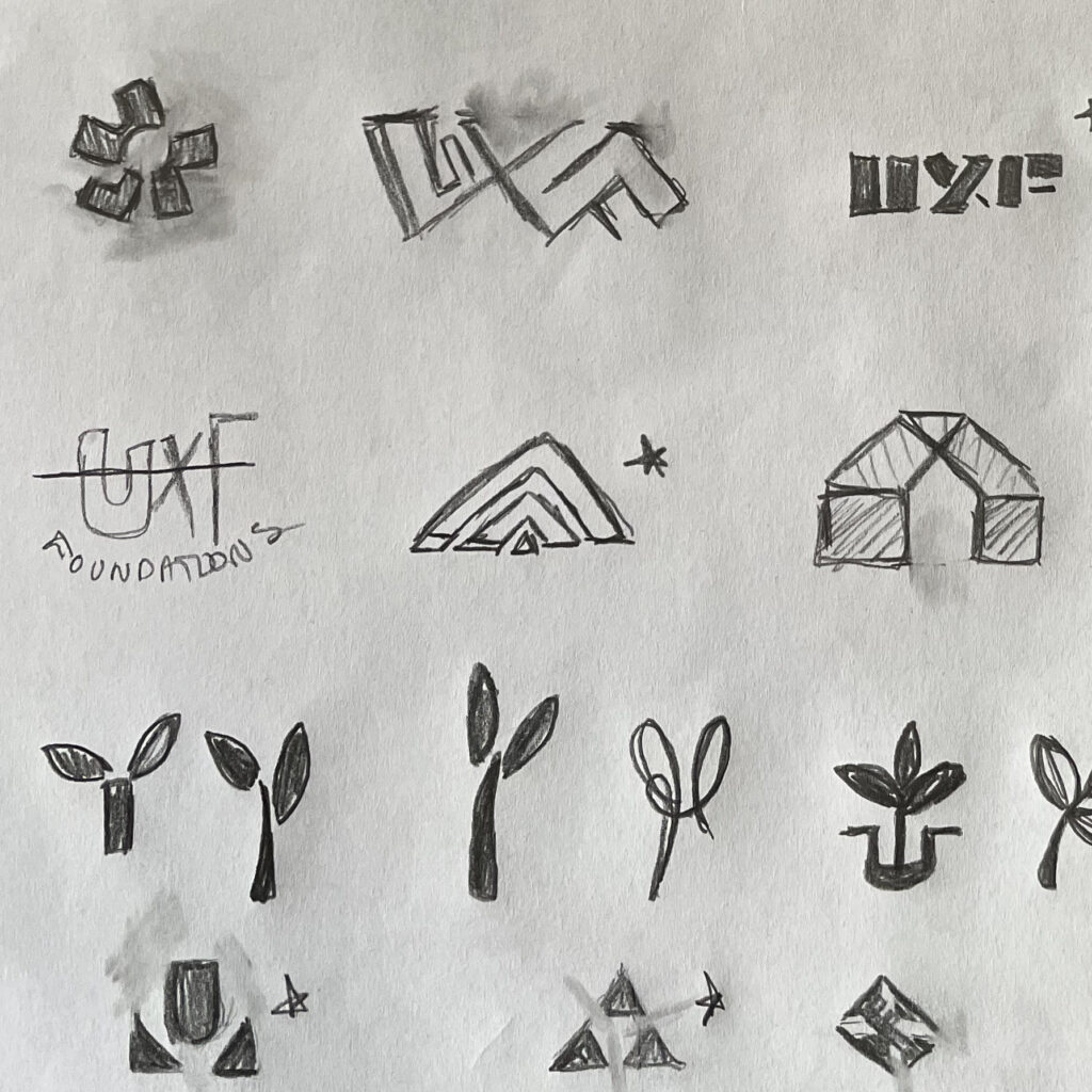 UX Foundations Logo Sketches 1